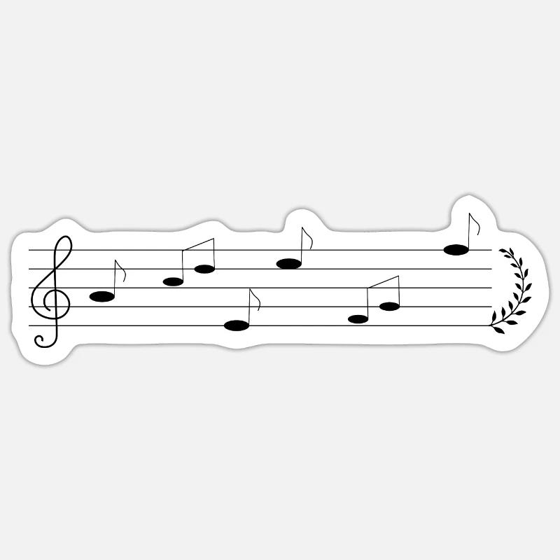 Son de ... Sticker taille S (10 x 10 cm)