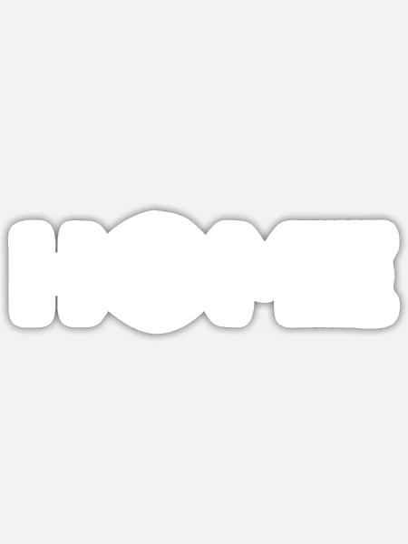 Musikhaus, Musikverein - Sticker Größe S (10 x 10 cm) - Mattweiß