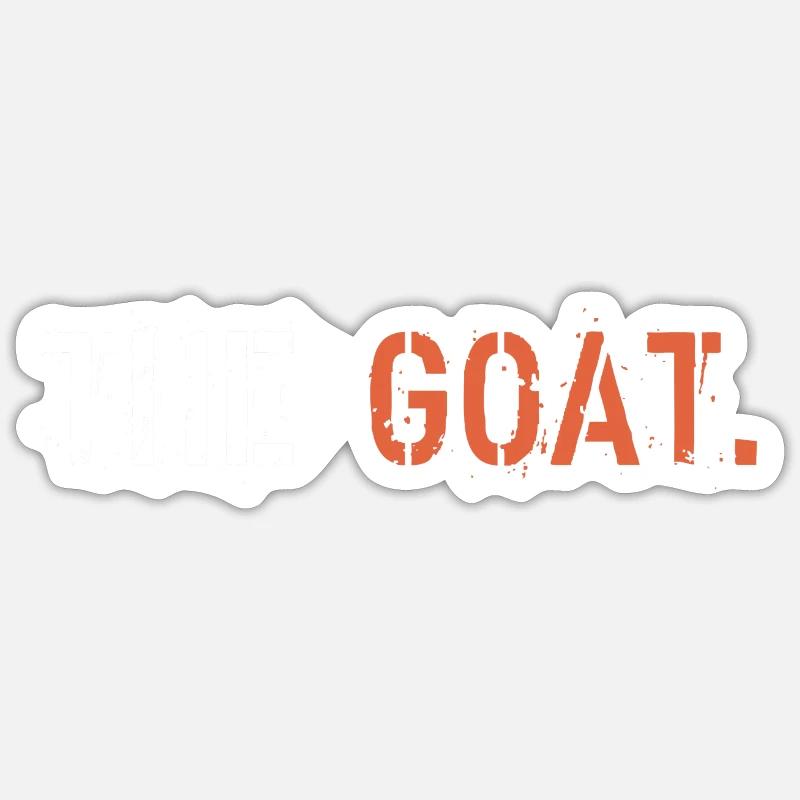 The Goat - Sticker size S (10 x 10 cm) - white matte
