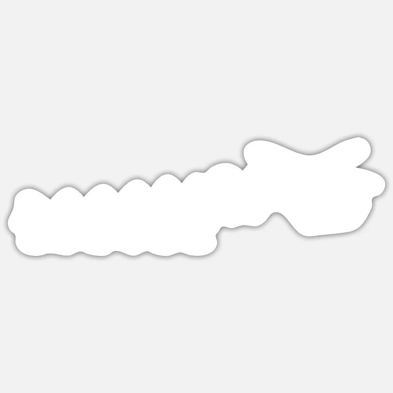 Helicopter Helicopter Evolution - Sticker taille S (10 x 10 cm) - blanc mat