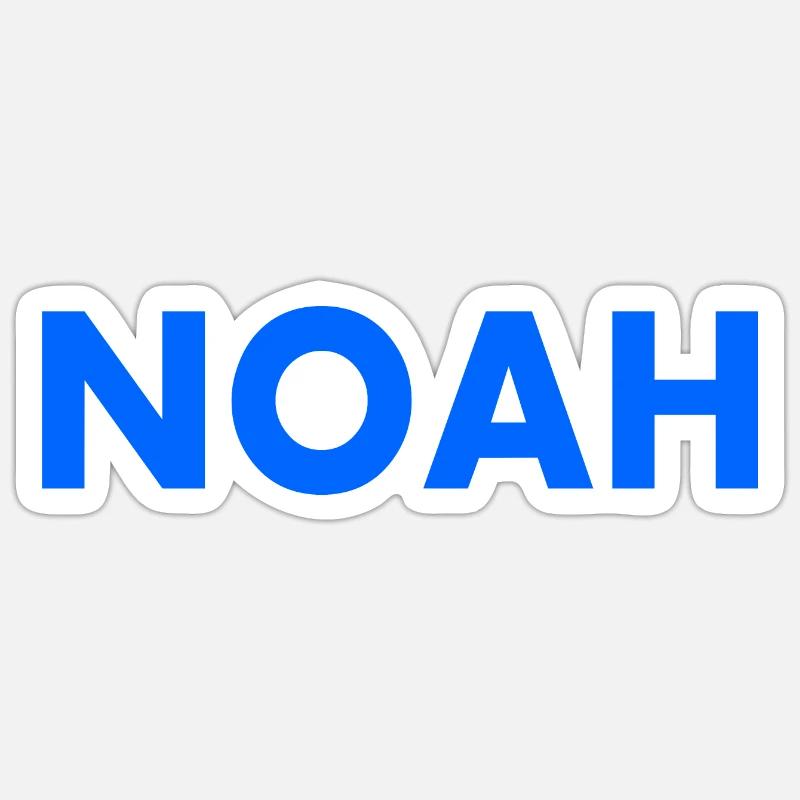 Noah - Sticker Größe S (10 x 10 cm) - Mattweiß