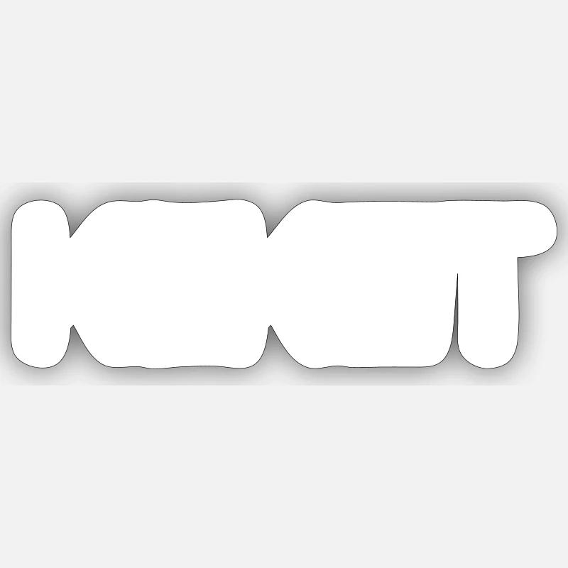 Ki ket des Dialekts - Sticker Größe S (10 x 10 cm) - Mattweiß