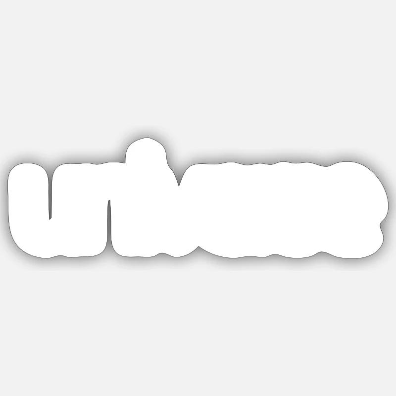 Phrases de l’univers - Sticker taille S (10 x 10 cm) - blanc mat