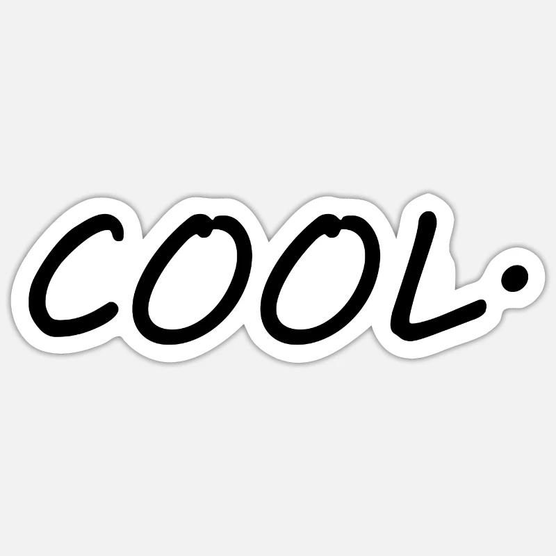 Cool Sticker Größe S (10 x 10 cm)