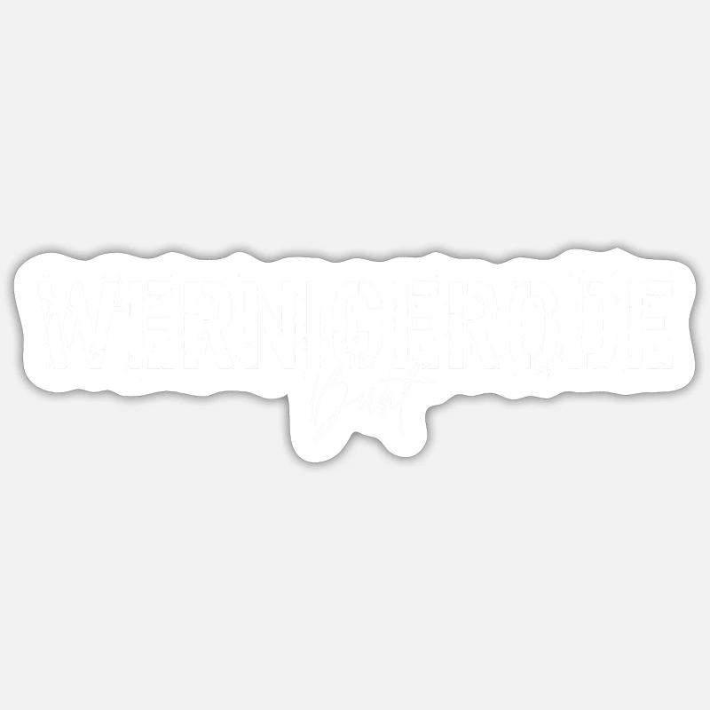 Wernigerode Bunt - Sticker taille S (10 x 10 cm) - blanc mat
