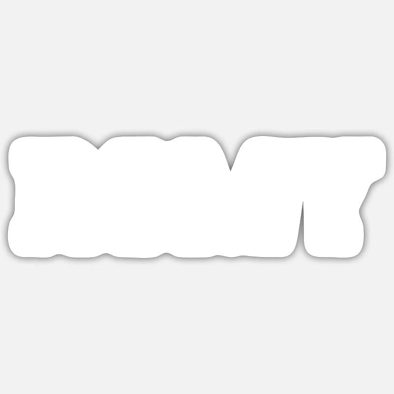 Name - Romy - Sticker size S (10 x 10 cm) - white matte