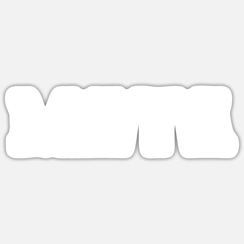 Name - Maya - Sticker size S (10 x 10 cm) - white matte