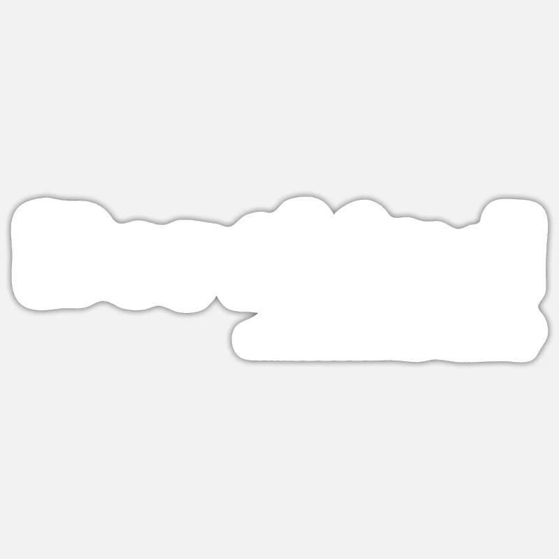 Dorfkind - Sticker Größe S (10 x 10 cm) - Mattweiß