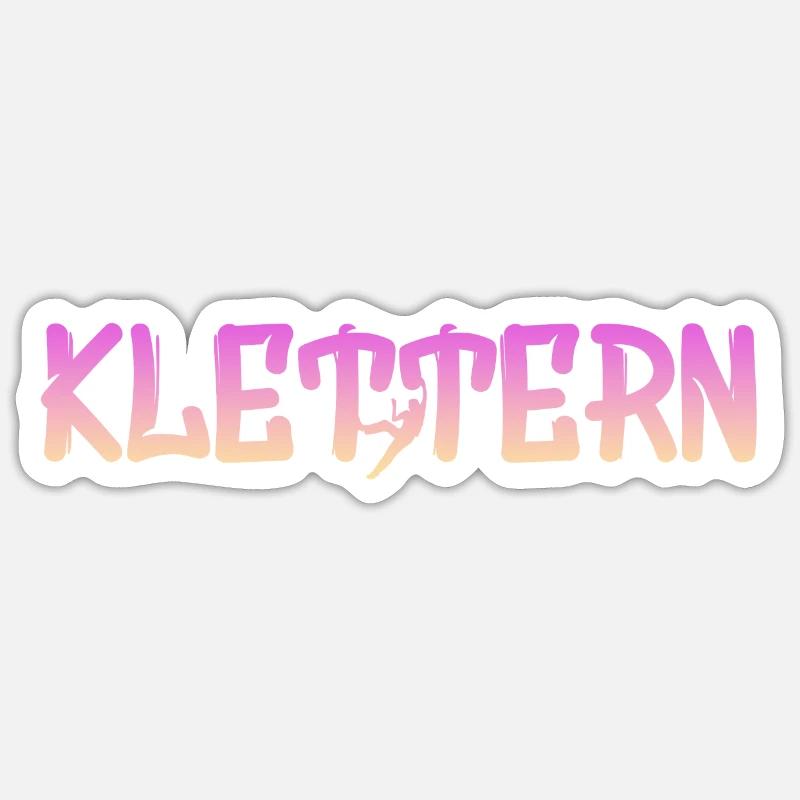 Klettern Sticker Größe S (10 x 10 cm)