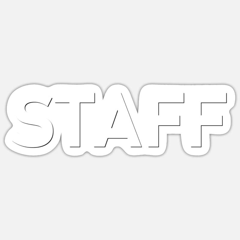 PERSONAL - Sticker Größe S (10 x 10 cm) - Mattweiß