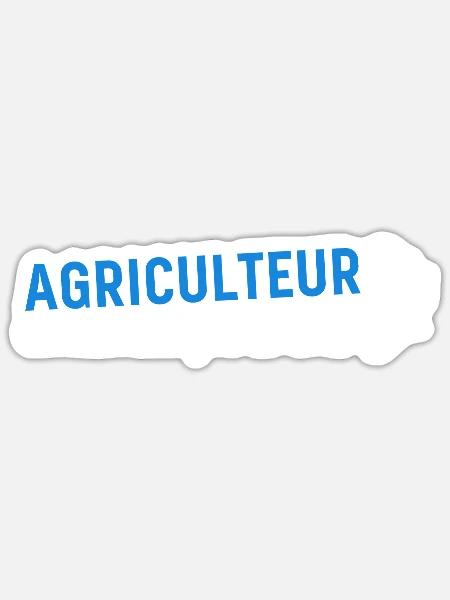 Landwirt Landwirt - Sticker Größe S (10 x 10 cm) - Mattweiß