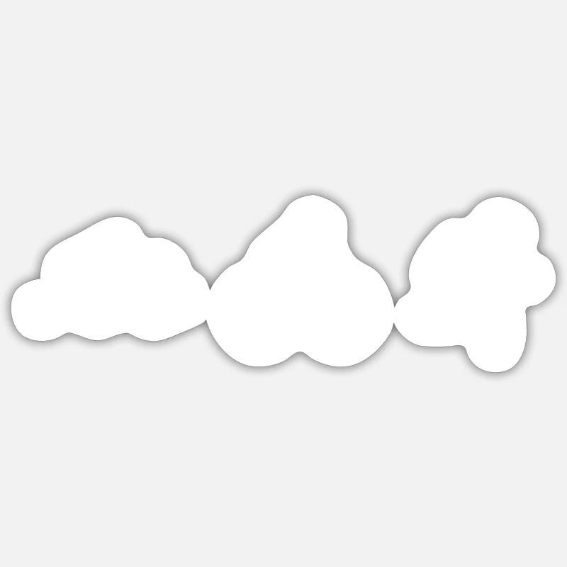 Triathlon - Sticker size S (10 x 10 cm) - white matte