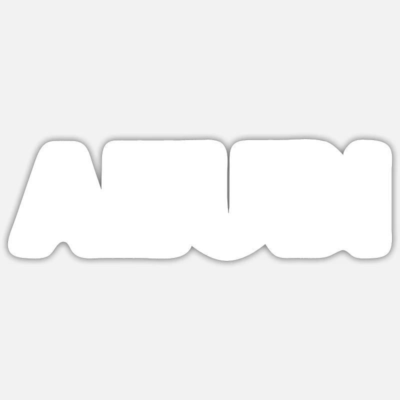 Azubi - Sticker Größe S (10 x 10 cm) - Mattweiß