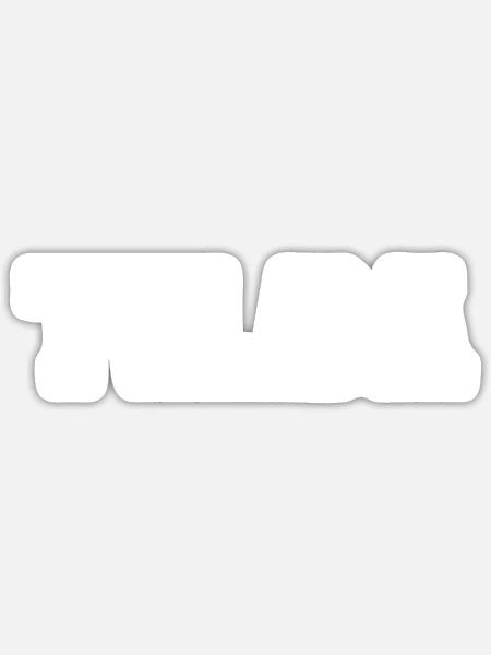 Name - Tilda - Sticker Größe S (10 x 10 cm) - Mattweiß