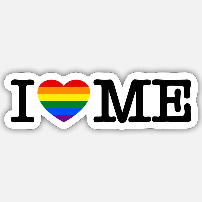 Fierté2024 - Sticker taille S (10 x 10 cm) - blanc mat