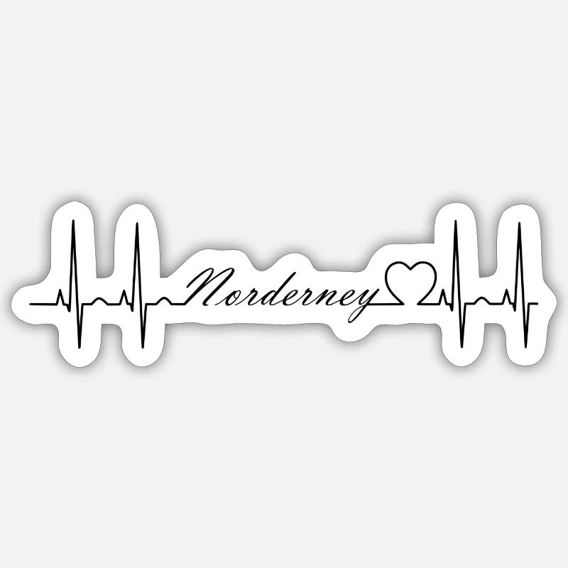 Norderney Sticker size S (10 x 10 cm)