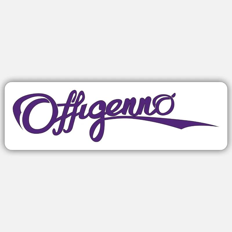 Offigennooo - Sticker size S (10 x 10 cm) - white matte
