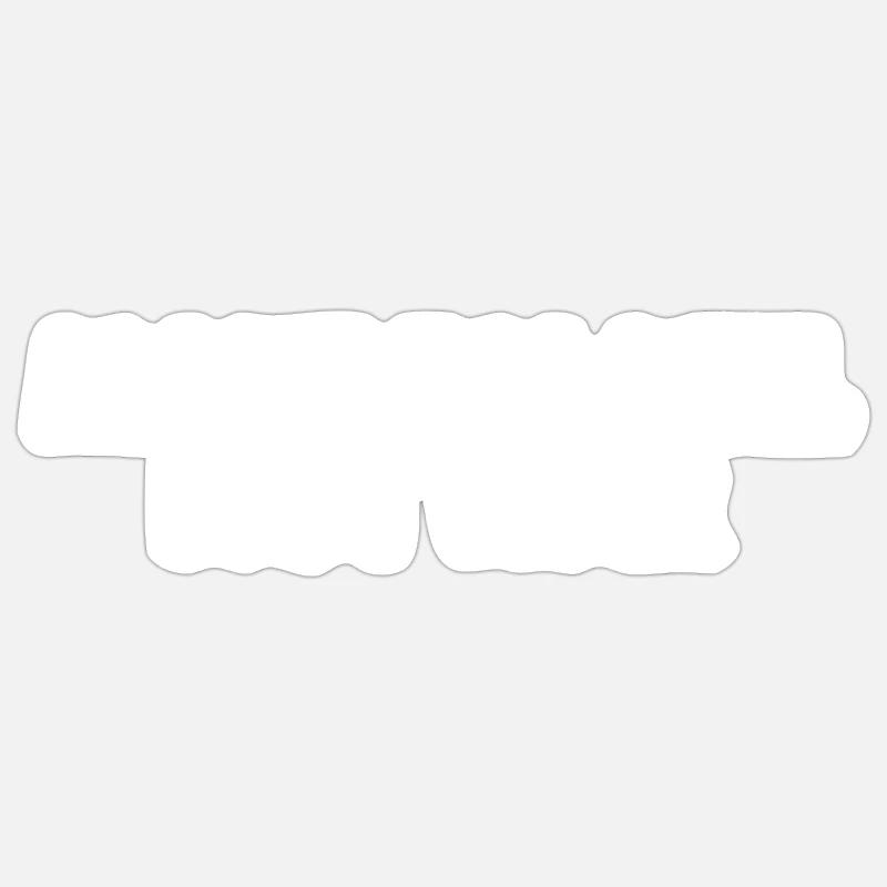 Make falafel not war - Sticker size S (10 x 10 cm) - white matte