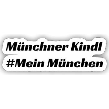 Munich - Sticker Größe S (10 x 10 cm) - Mattweiß - Vorne