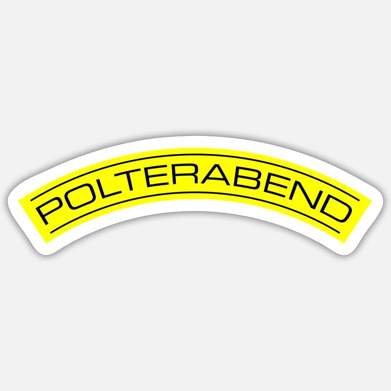 Enterrement de vie de garçon - Sticker taille S (10 x 10 cm) - blanc mat