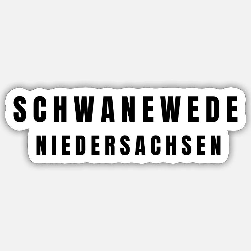 Schwanewede, Basse-Saxe Sticker taille S (10 x 10 cm)