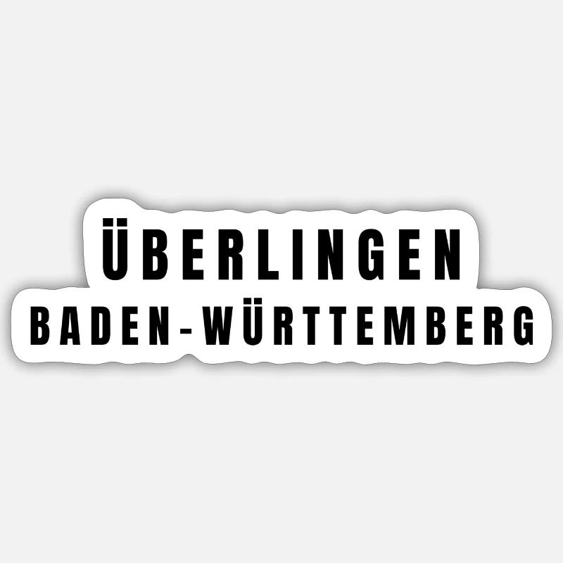 Überlingen, Bade-Wurtemberg Sticker taille S (10 x 10 cm)