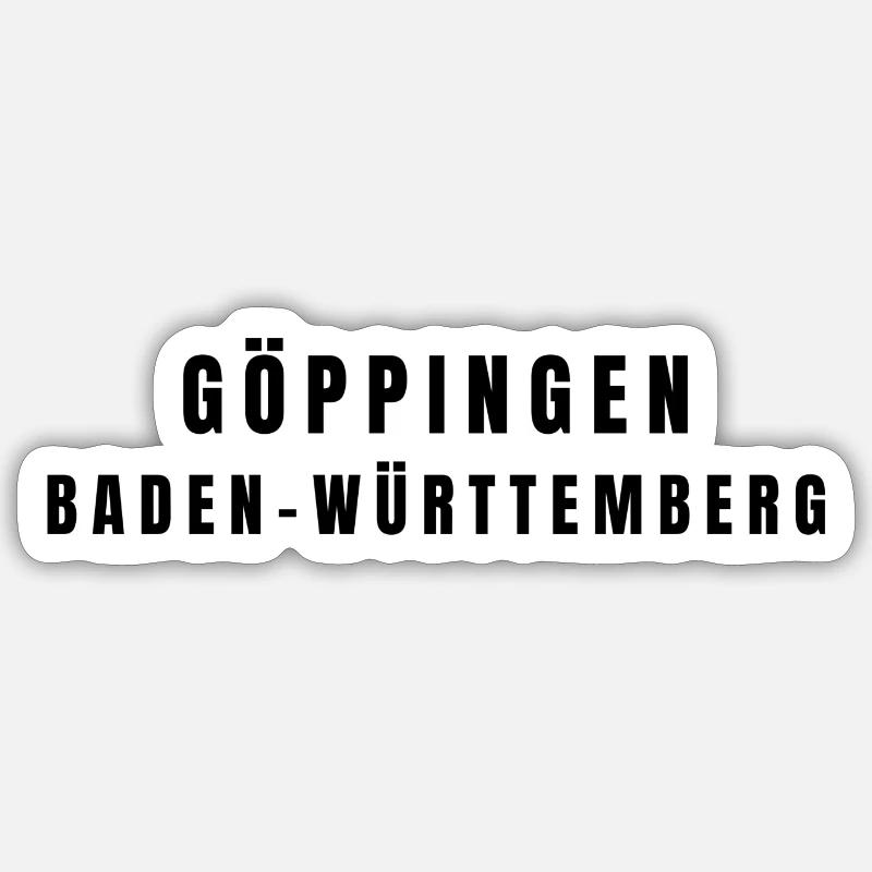 Göppingen, Bade-Wurtemberg Sticker taille S (10 x 10 cm)
