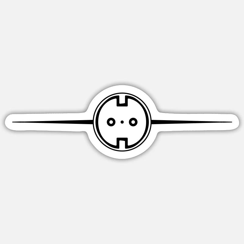 Socket Element Symbol Sticker size S (10 x 10 cm)
