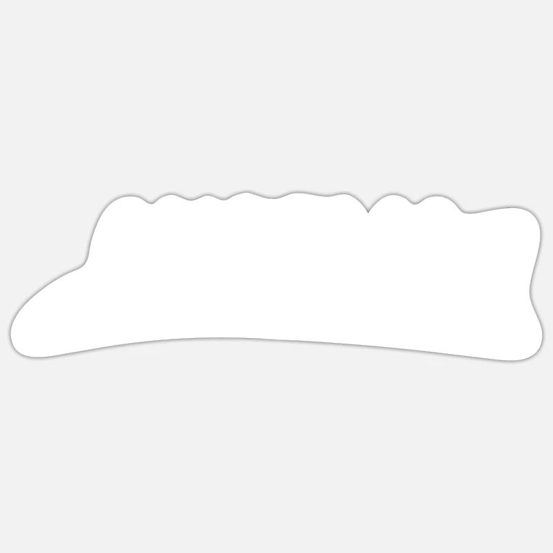Anselm - Sticker size S (10 x 10 cm) - white matte