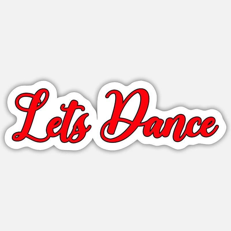 Lignes abstraites dansantes - Sticker taille S (10 x 10 cm) - blanc mat