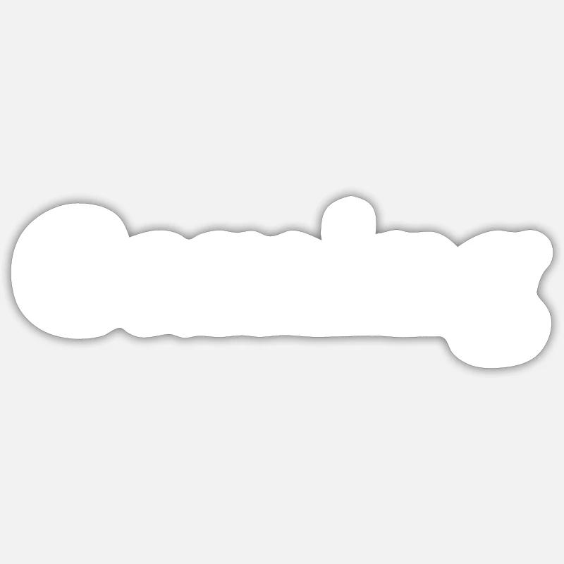 Spiel - Sticker Größe S (10 x 10 cm) - Mattweiß