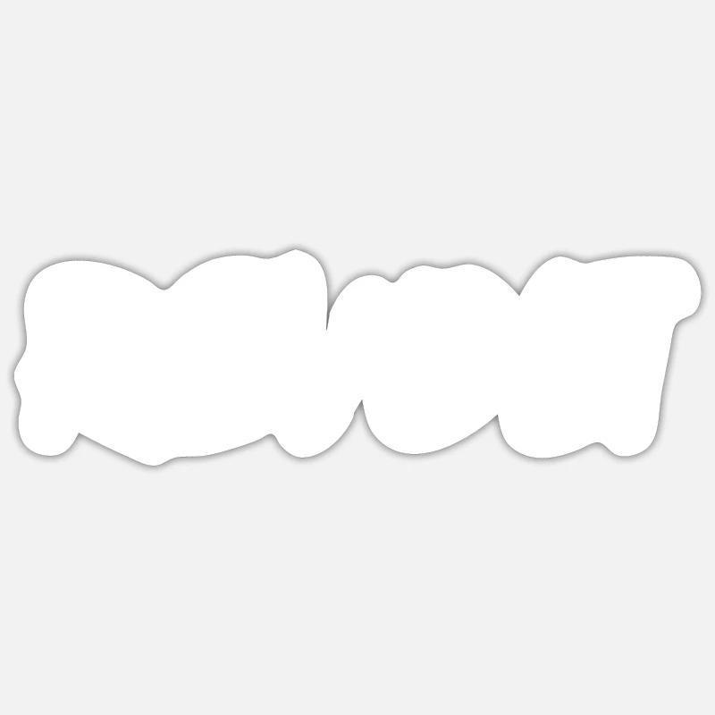 Revolt - Sticker taille S (10 x 10 cm) - blanc mat