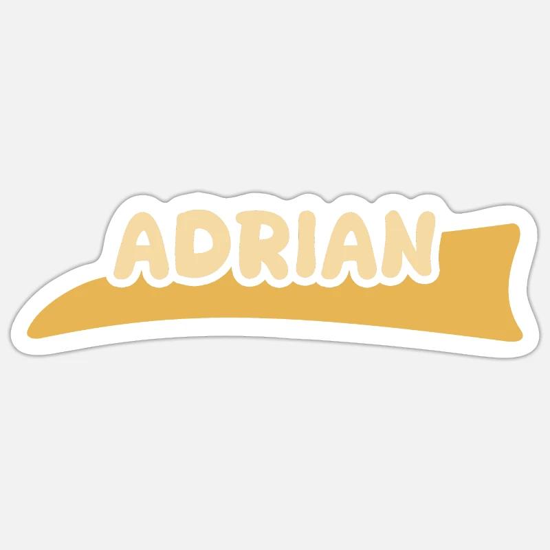 Adrien Sticker taille S (10 x 10 cm)