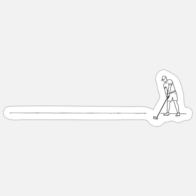 Golf Sticker Größe S (10 x 10 cm)