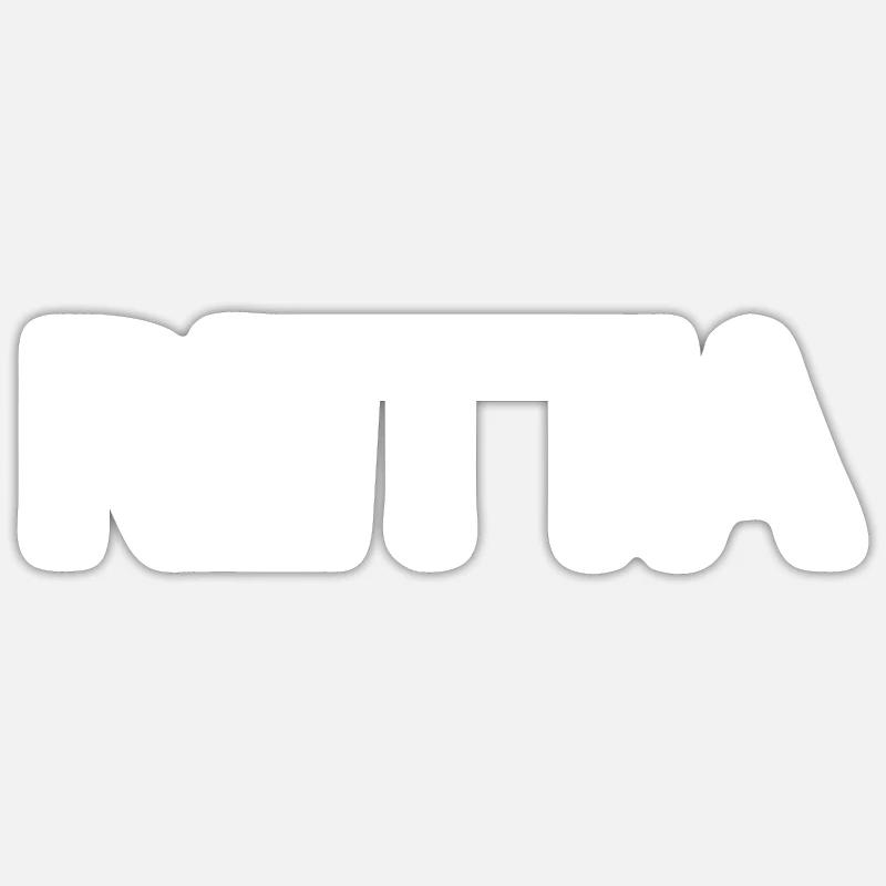 Tetta - Sticker size S (10 x 10 cm) - white matte