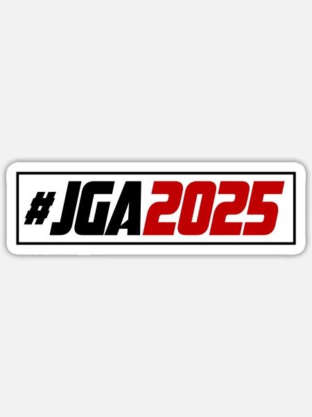 Jga 2025 Junggesellenabschied - Sticker Größe S (10 x 10 cm) - Mattweiß
