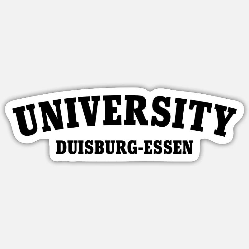 Université de Duisbourg Essen Sticker taille S (10 x 10 cm)