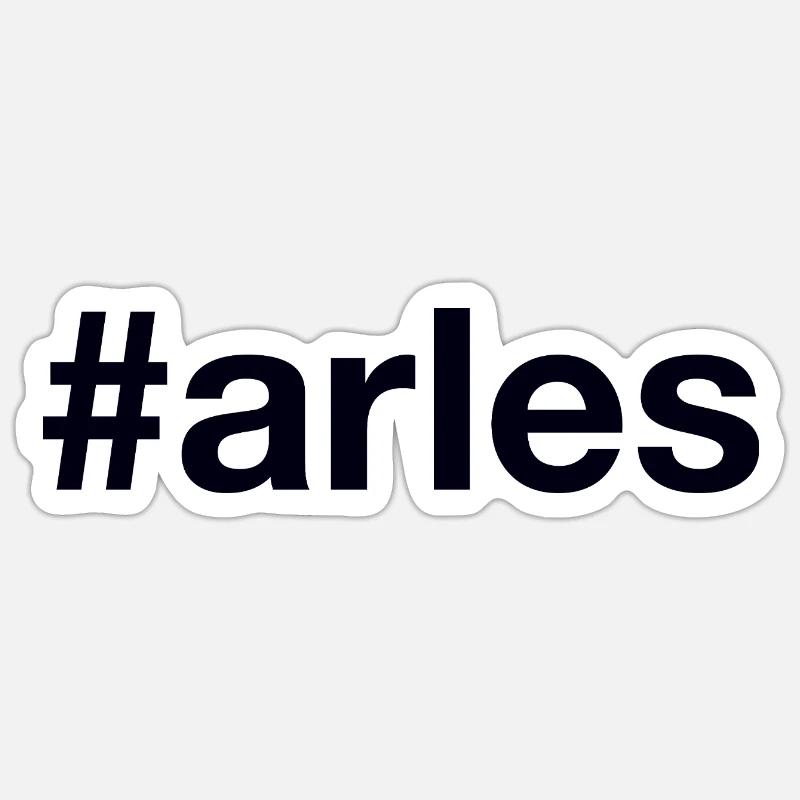 ARLES Hashtag Sticker taille S (10 x 10 cm)
