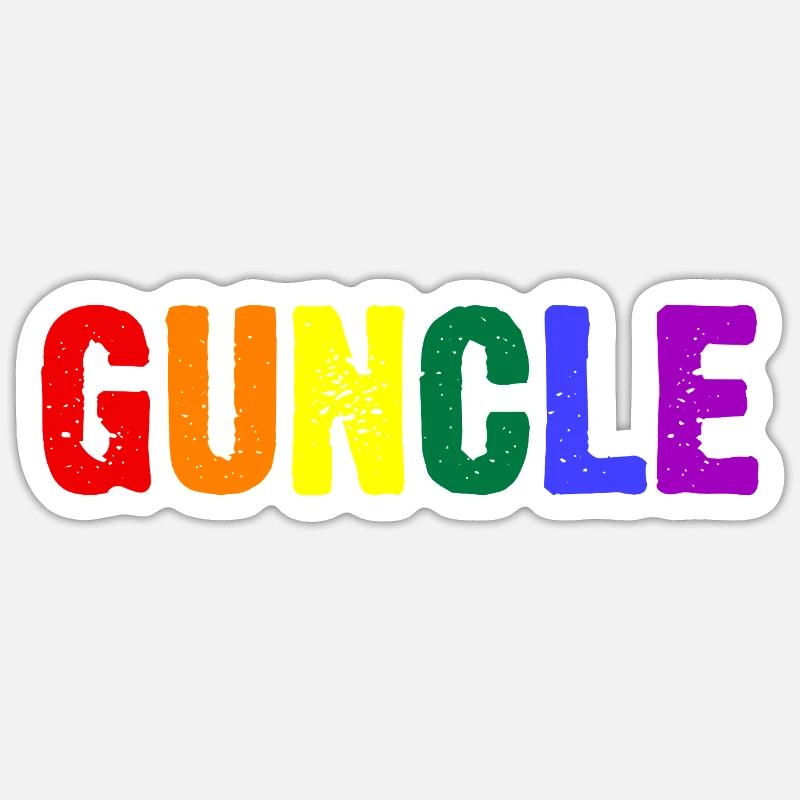 Oncle Sticker taille S (10 x 10 cm)