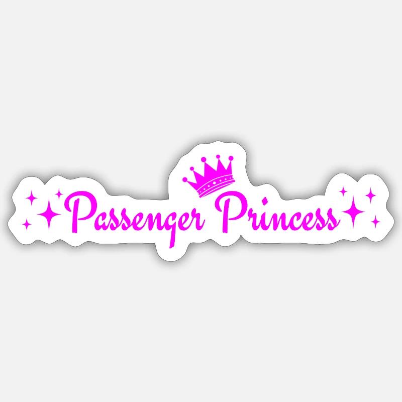 Passagier - Sticker Größe S (10 x 10 cm) - Mattweiß