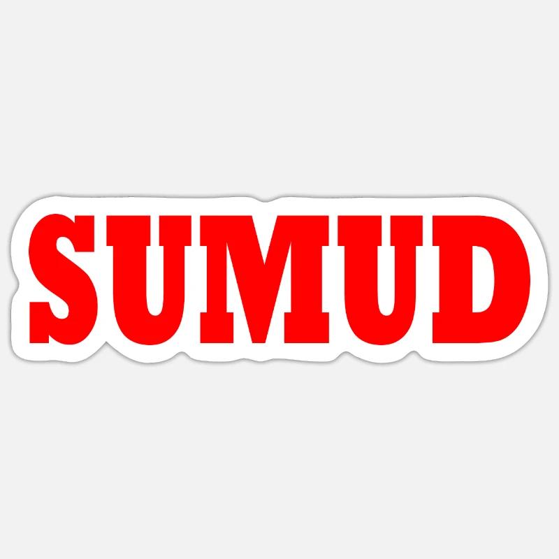 Sumud - Sticker taille S (10 x 10 cm) - blanc mat