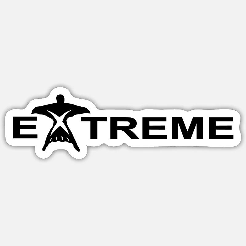 Excès - Sticker taille S (10 x 10 cm) - blanc mat