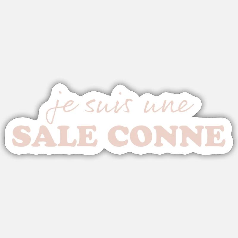 Ich bin ein dreckiges Arschloch Sticker Größe S (10 x 10 cm)