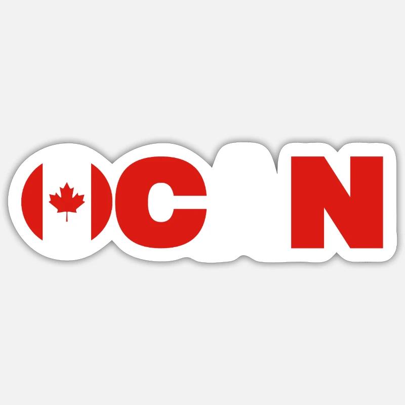Canada - Sticker size S (10 x 10 cm) - white matte
