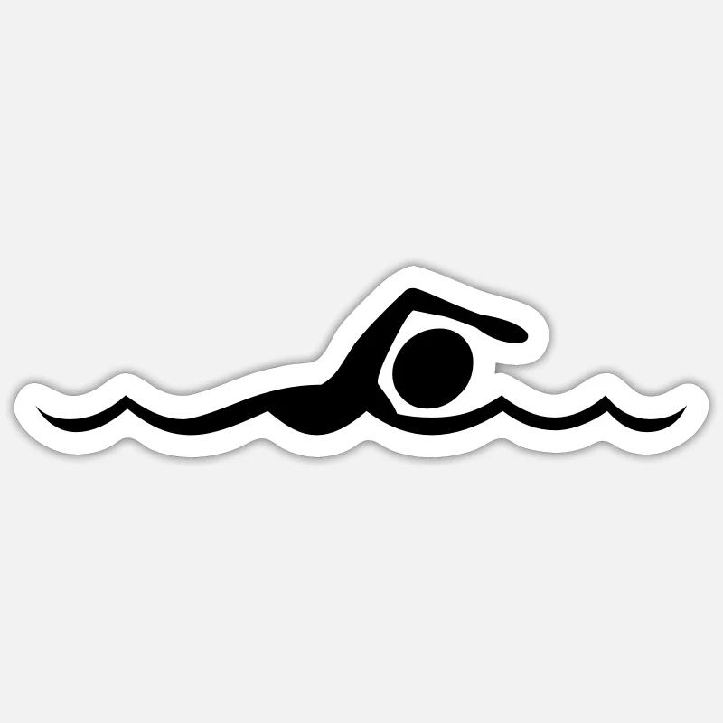 Flotteur - Sticker taille S (10 x 10 cm) - blanc mat