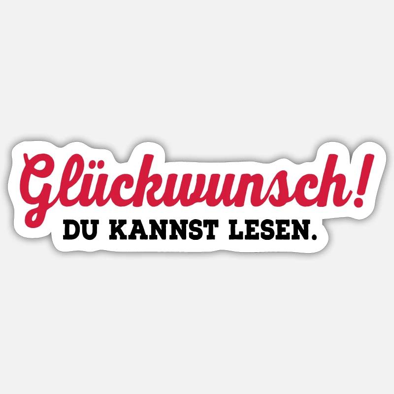 lesen Sticker Größe S (10 x 10 cm)