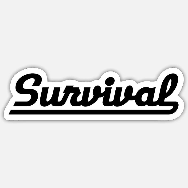 survival Sticker Größe S (10 x 10 cm)