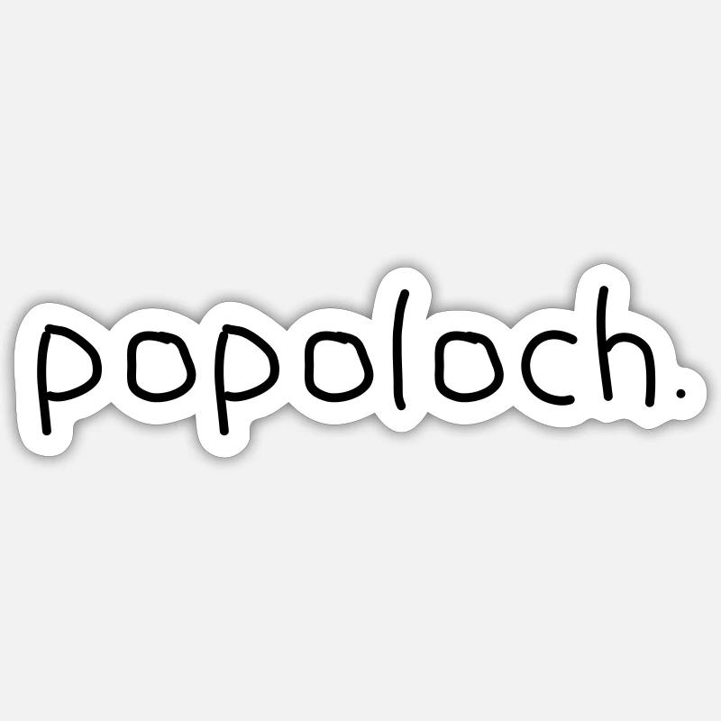 Poploch Sticker Größe S (10 x 10 cm)