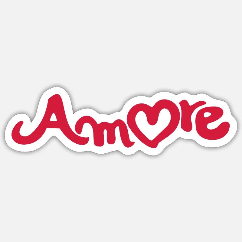 amore Sticker Größe S (10 x 10 cm)