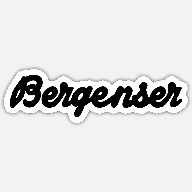 Bergenser Sticker size S (10 x 10 cm)
